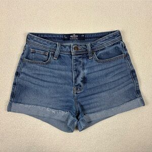 Hollister High-Rise Mom Shorts 3” Vintage Stretch Button Fly Size 0 24